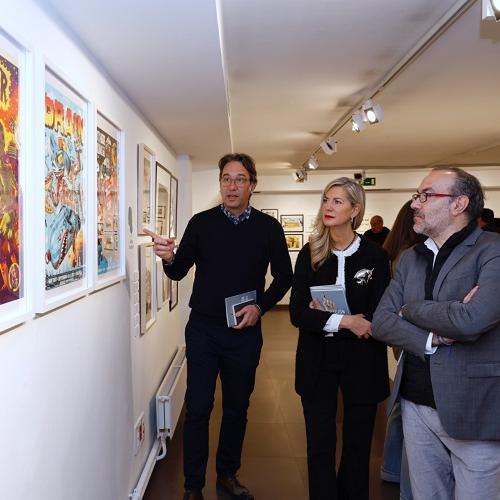 Inauguración exposición Ilustración vallisoletana