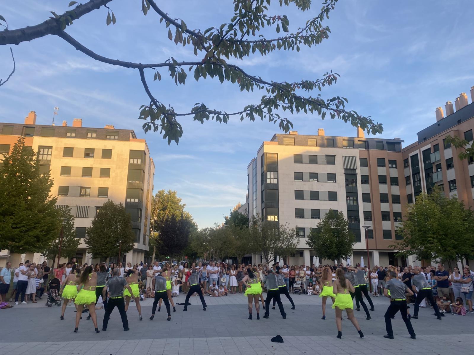 Plazas en verano