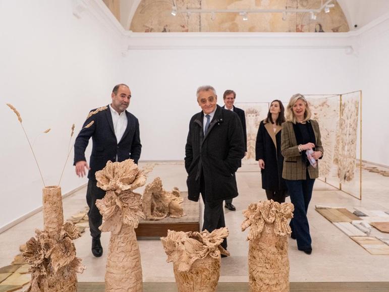 Visita embajador italia Museo Patio Herreriano